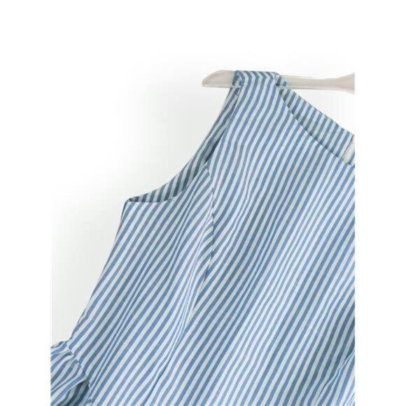 Sleeveless Striped Midi Dress - Picture 7 of 16